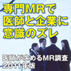 専門ＭＲで医師と企業に意識のズレ　医師が求めるＭＲ調査　2011年版　(1)