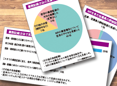 MRの業務報告見直し40社